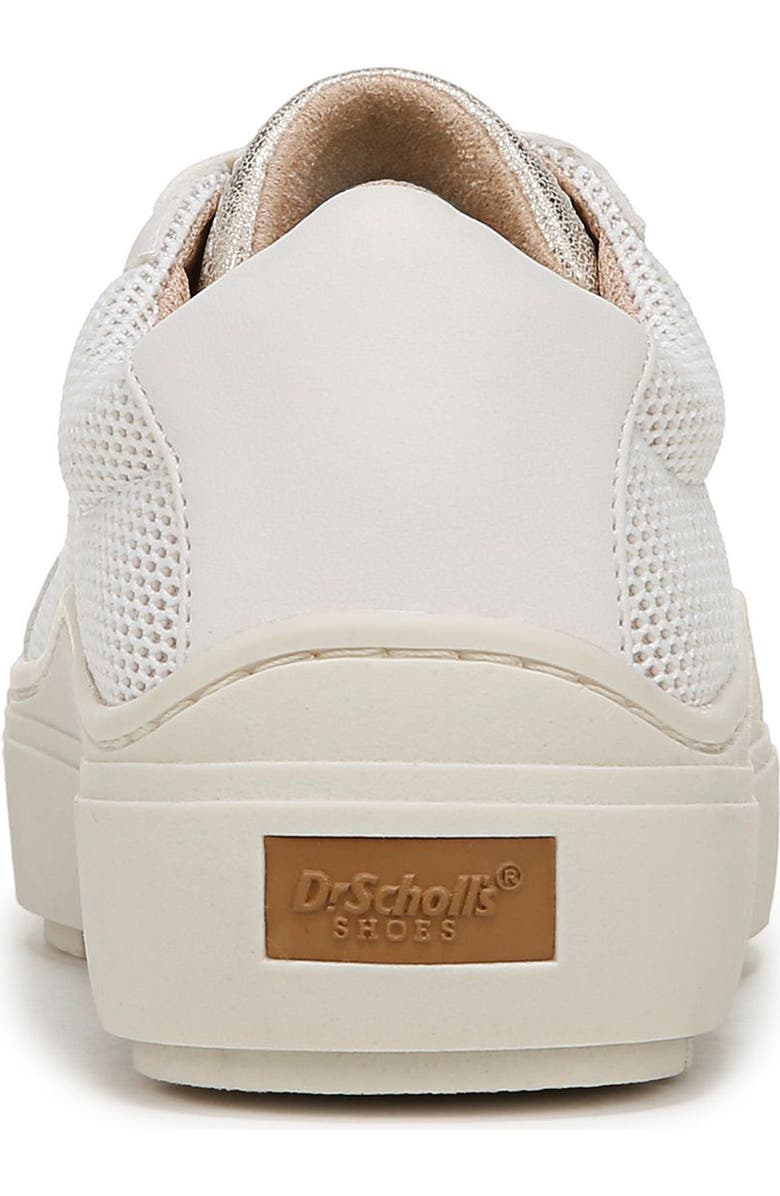 Dr. Scholl's Time Off Sneaker, Alternate, color, Off White/ Gold