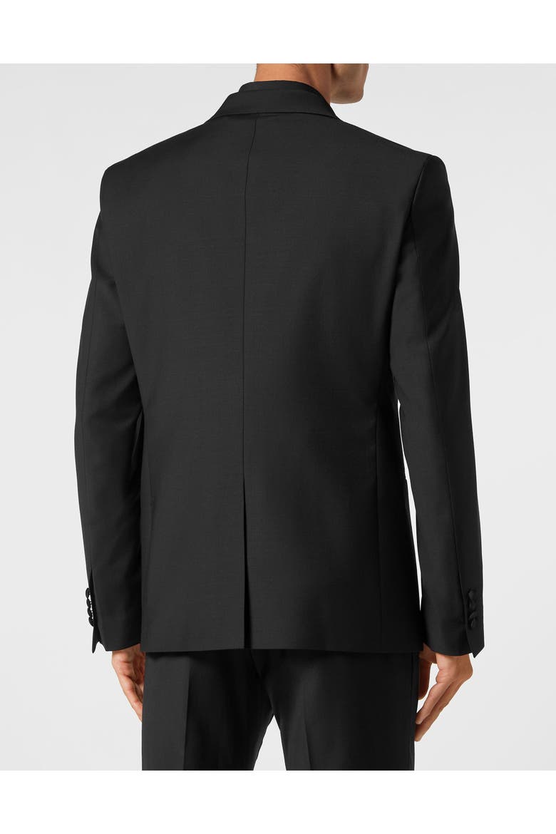 One-Button Blazer Slim Fit Tattoo Men, Alternate, color, black