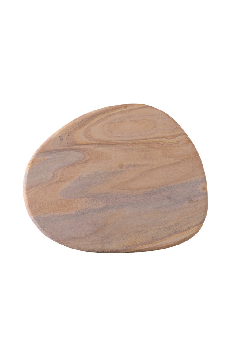 Rainbow Sandstone Pebble Board, Main, color, Beige