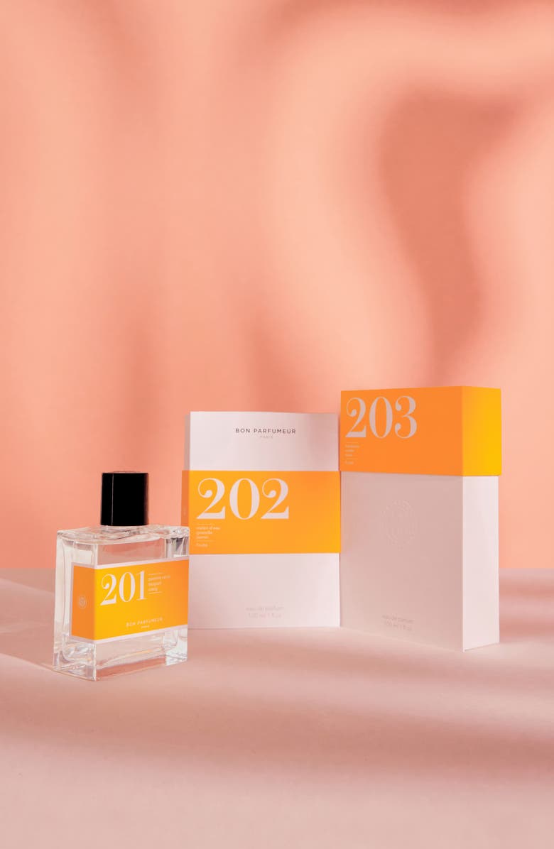 Bon Parfumeur 201 Green Apple, Lily of the Valley & Quince Eau de Parfum, Alternate, color,