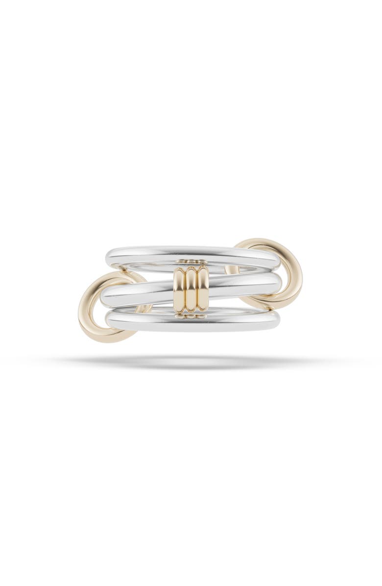Spinelli Kilcollin Arc Linked Ring, Main, color, Silver