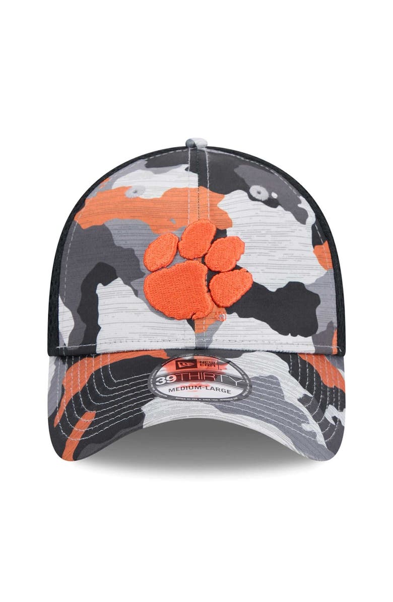 New Era Men's New Era Camo/Black Clemson Tigers Active 39THIRTY Flex Hat, Alternate, color,