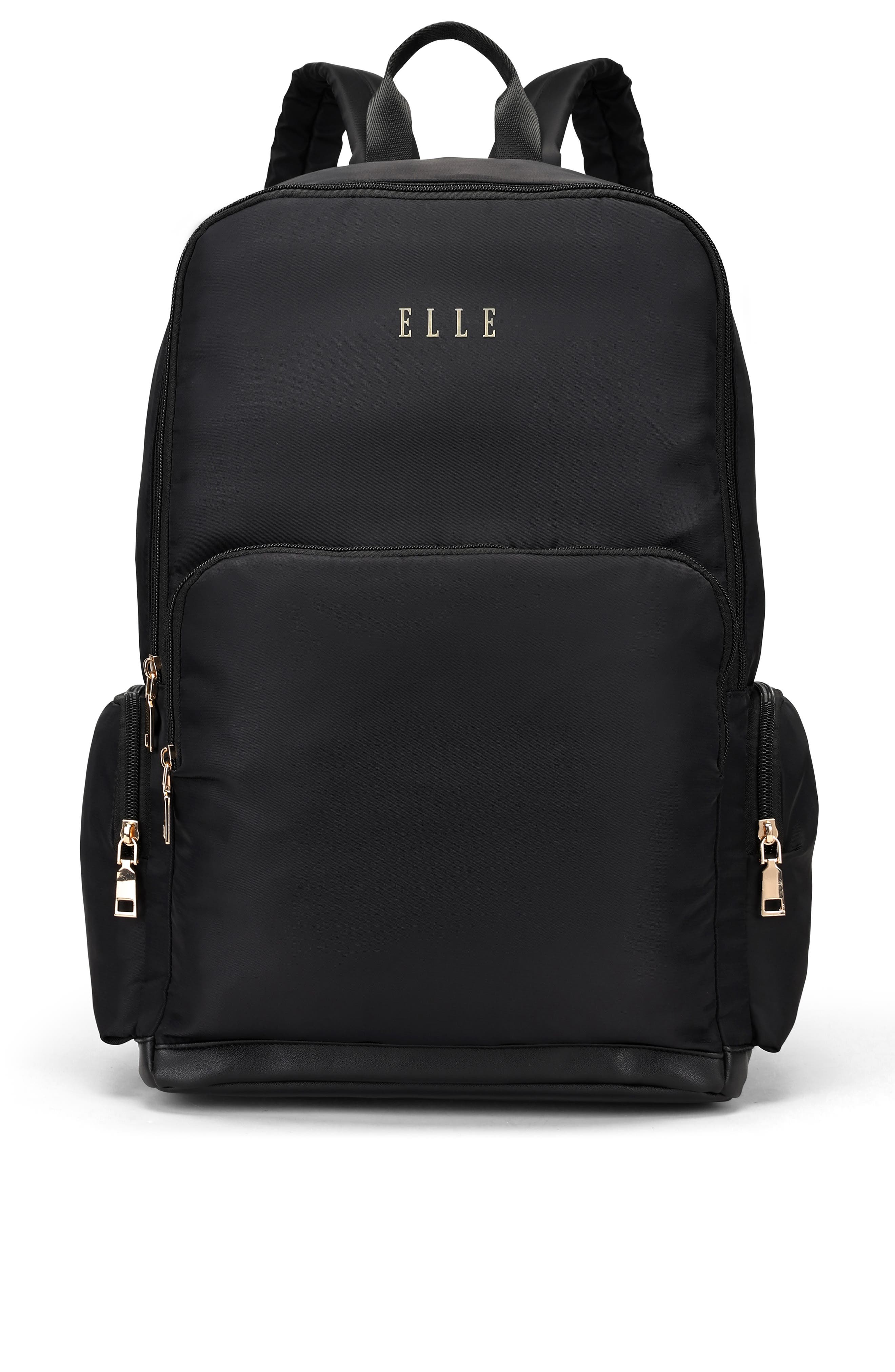 ELLE Rendezvous 25L Twill Backpack, Alternate, color, Black
