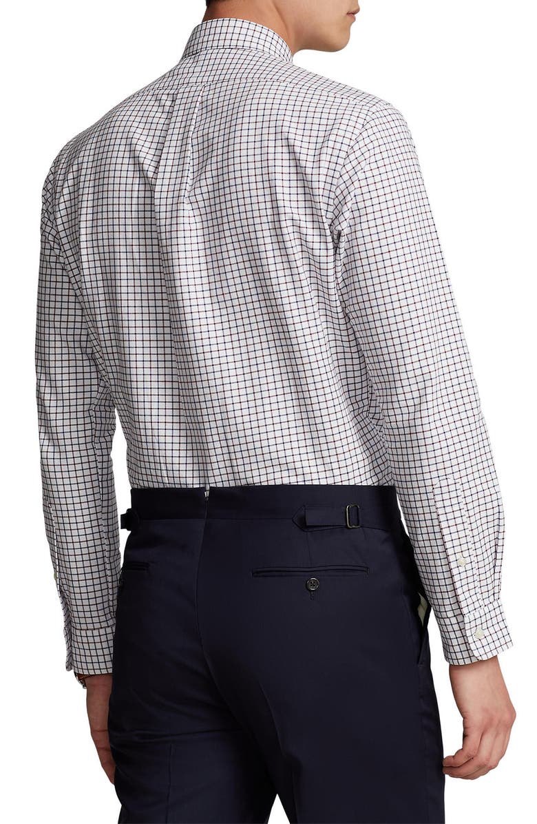 Polo Ralph Lauren Tattersall Check Button-Down Oxford Shirt, Alternate, color, 