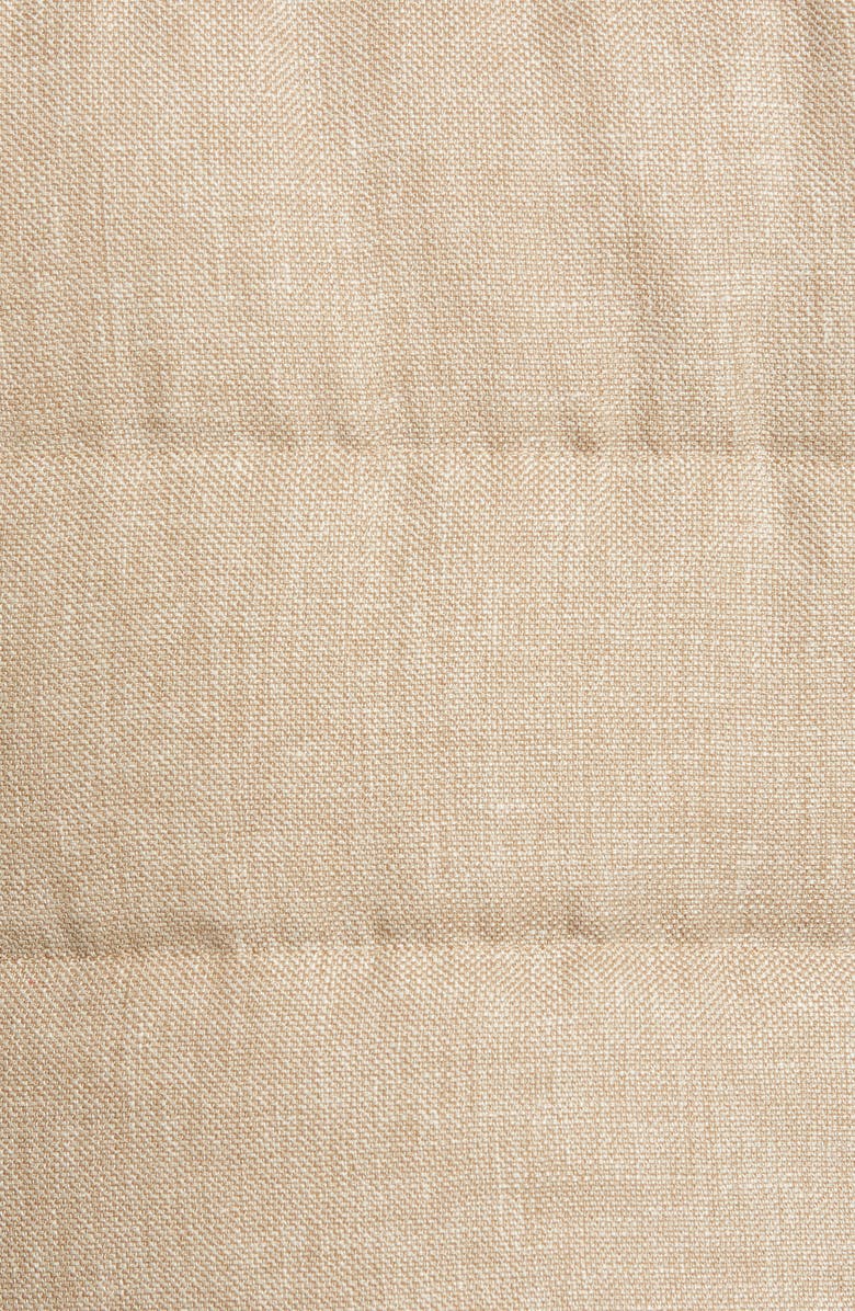 Brunello Cucinelli Reversible Linen Blend Hopsack Down Vest, Alternate, color, 