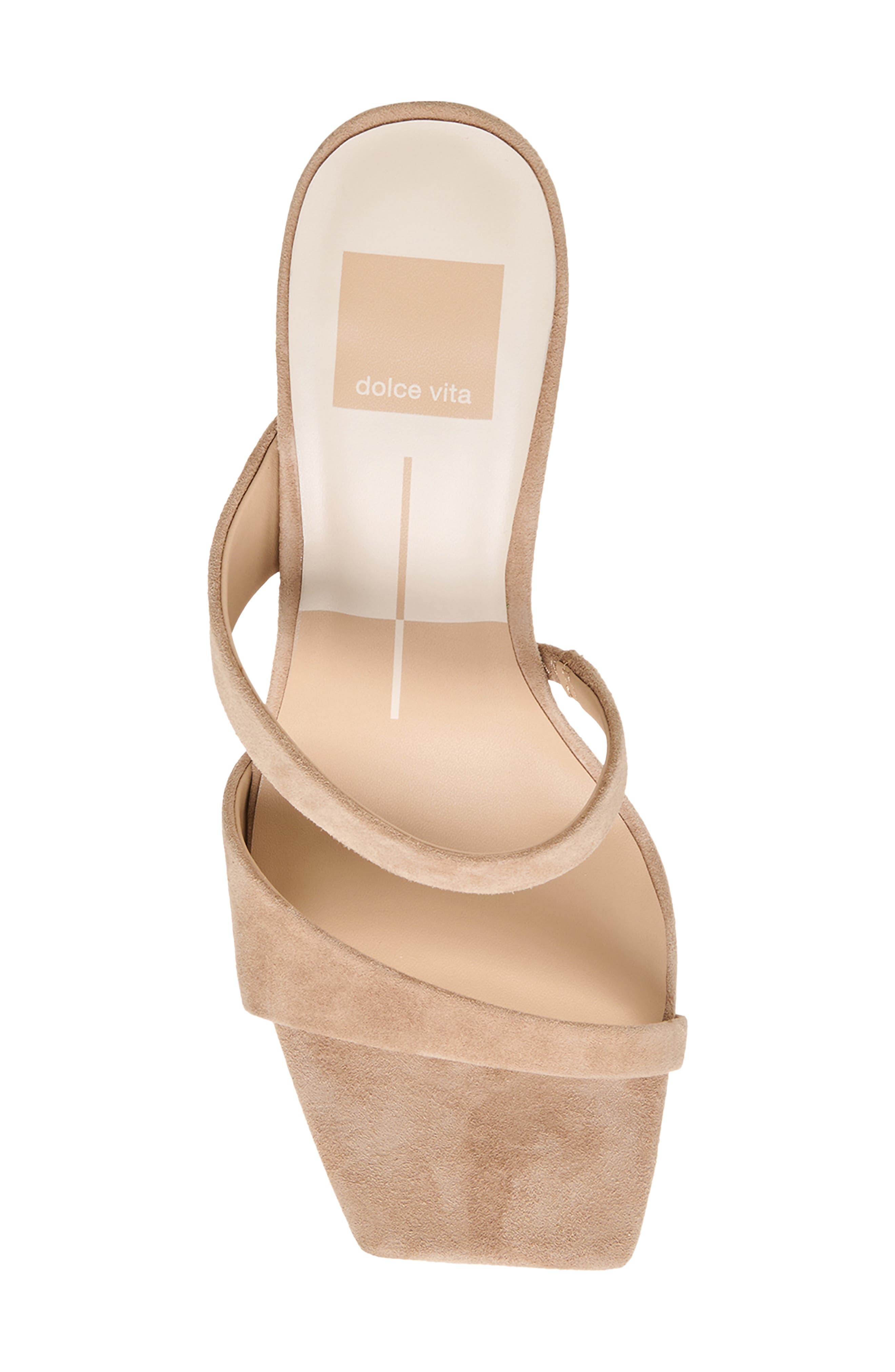 Icelyn Slide Sandal, Alternate, color, CAMEL SUEDE