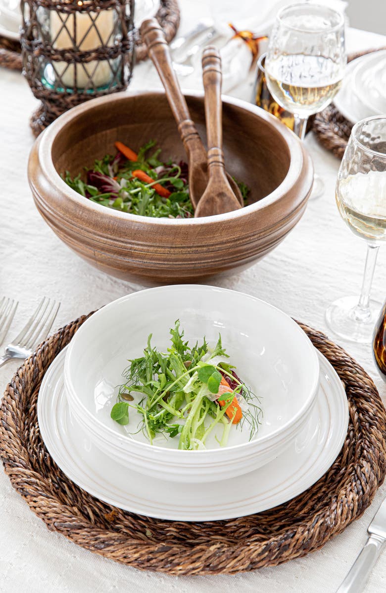 Juliska Bilbao Wood Set of 2 Salad Servers, Alternate, color,