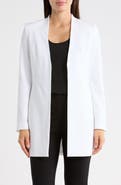 Calvin Klein Open Front Roll Sleeve Blazer