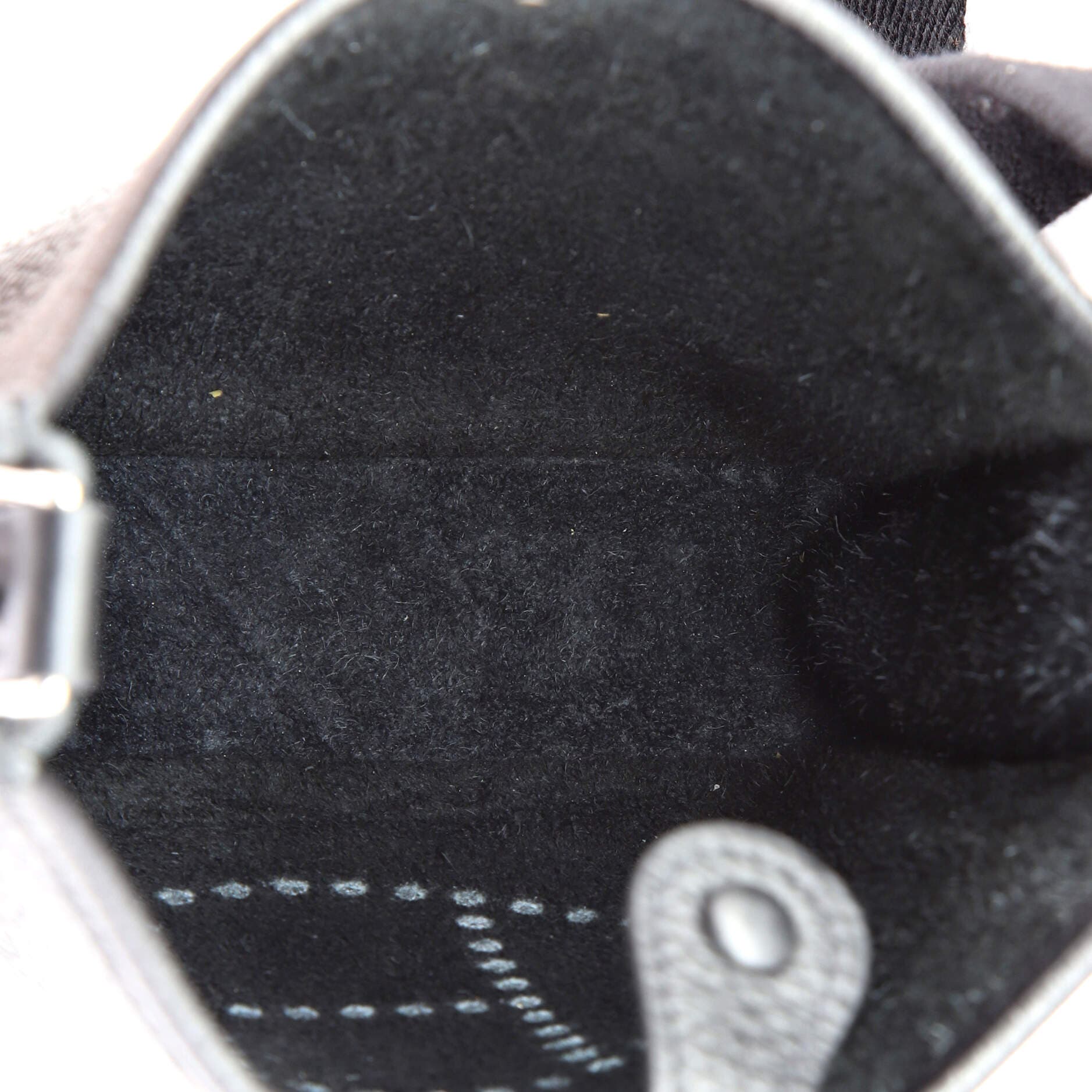 Pre-Owned Hermes Evelyne Bag Gen III Clemence TPM, Alternate, color, Noir