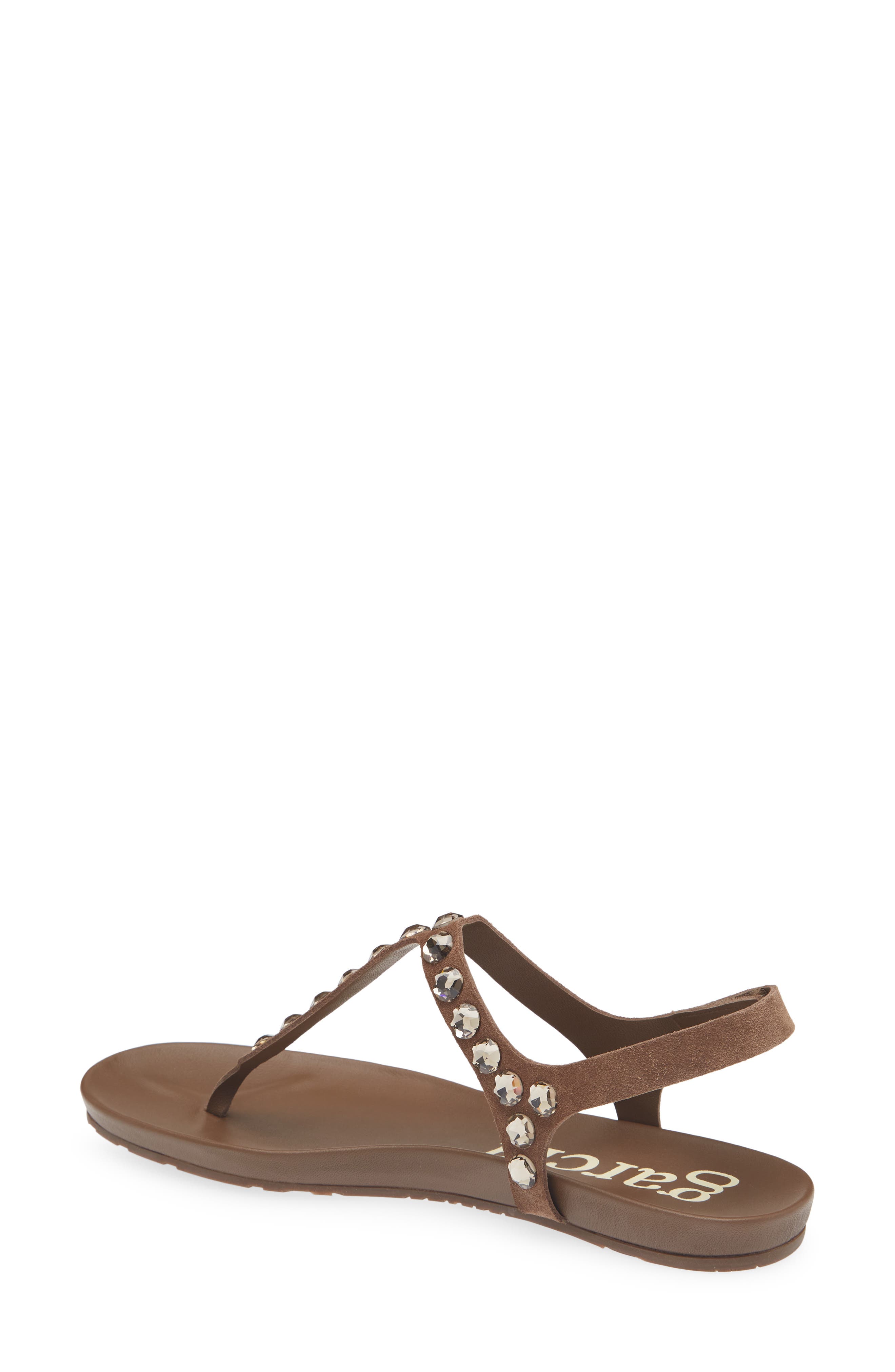 Pedro Garcia Judith Ankle Strap Sandal, Alternate, color, Chocolate Castoro-Greige