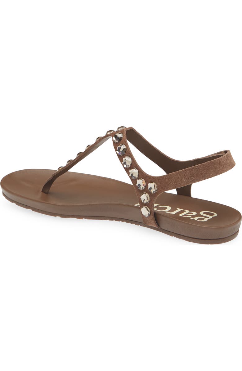 Pedro Garcia Judith Ankle Strap Sandal, Alternate, color, Chocolate Castoro-Greige