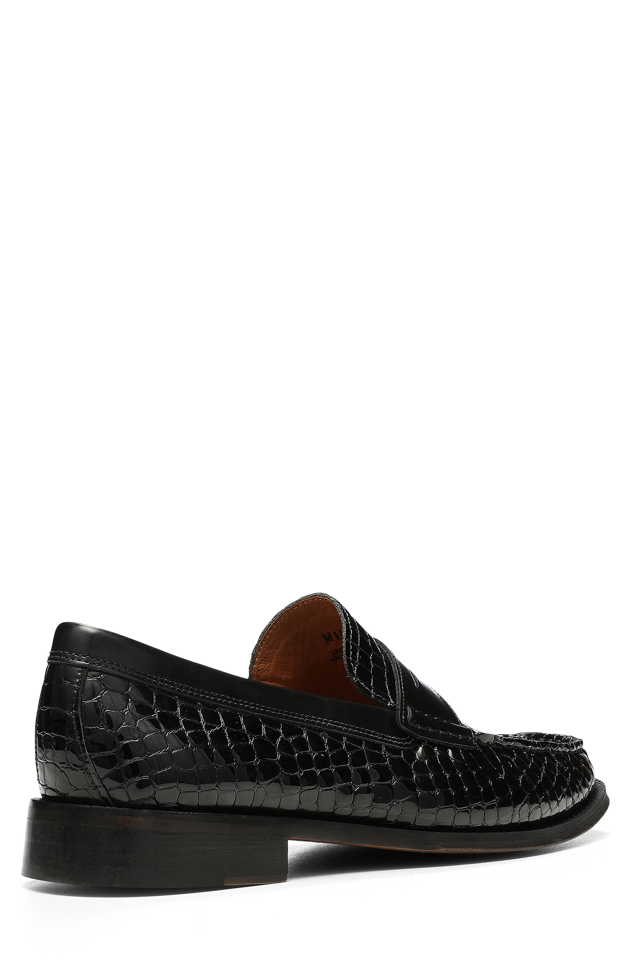 Donald Pliner Miles Croc Embossed Loafer, Alternate, color, 