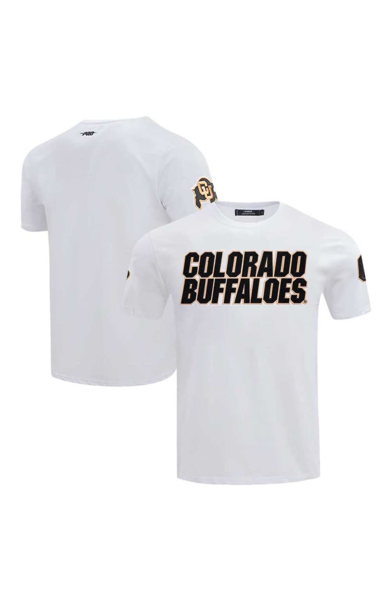 PRO STANDARD Men's Pro Standard White Colorado Buffaloes Classic Wordmark T-Shirt, Main, color, 
