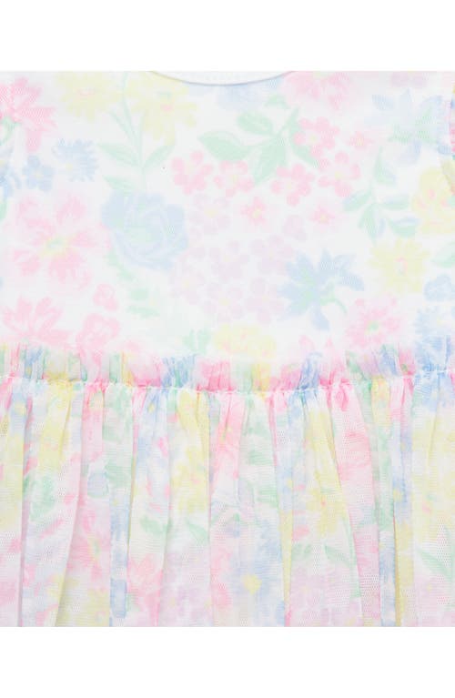 Little Me Floral Skirted Bodysuit & Headband Set