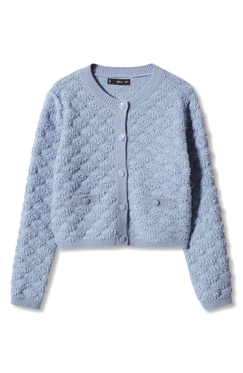 MANGO Textured Cardigan, Alternate, color,