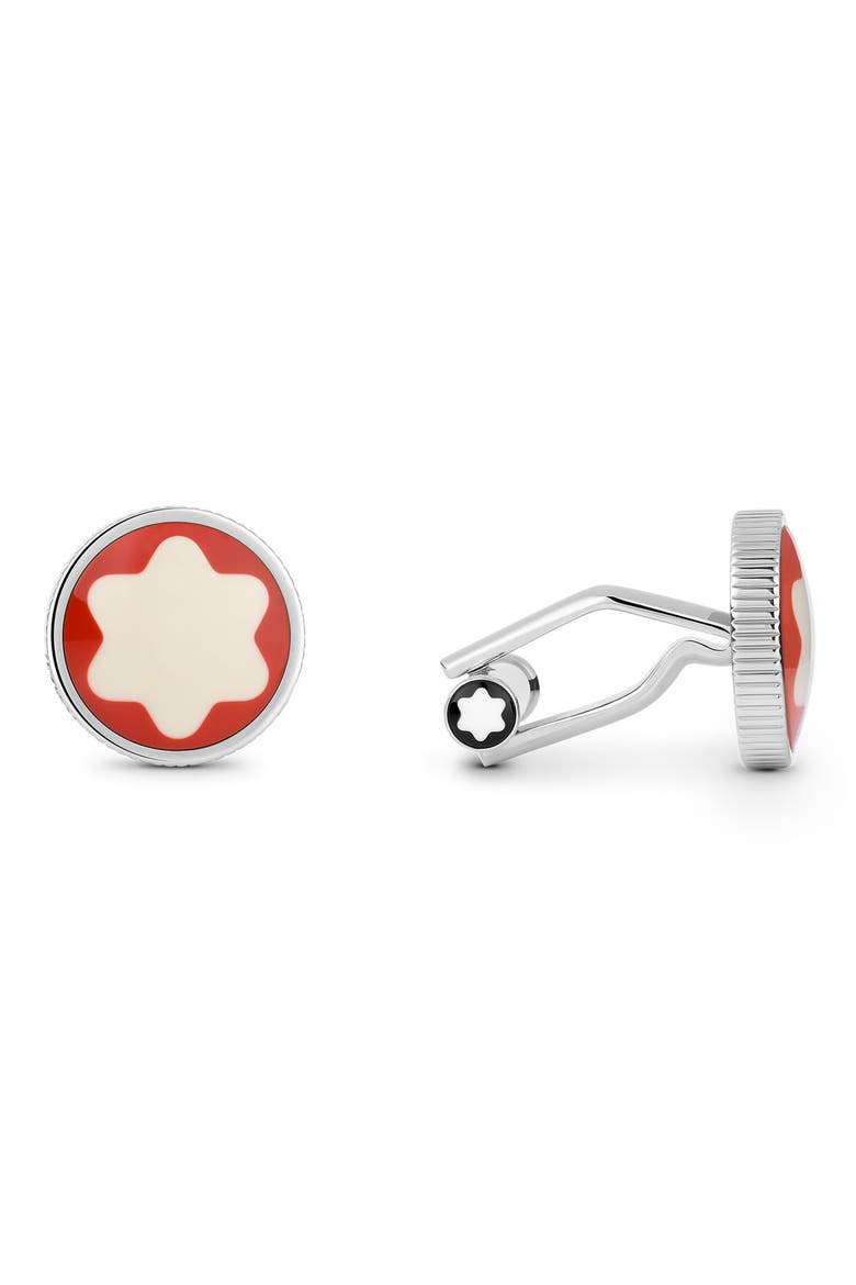 Heritage Stainless Steel Cuff Links, Main, color, STEEL