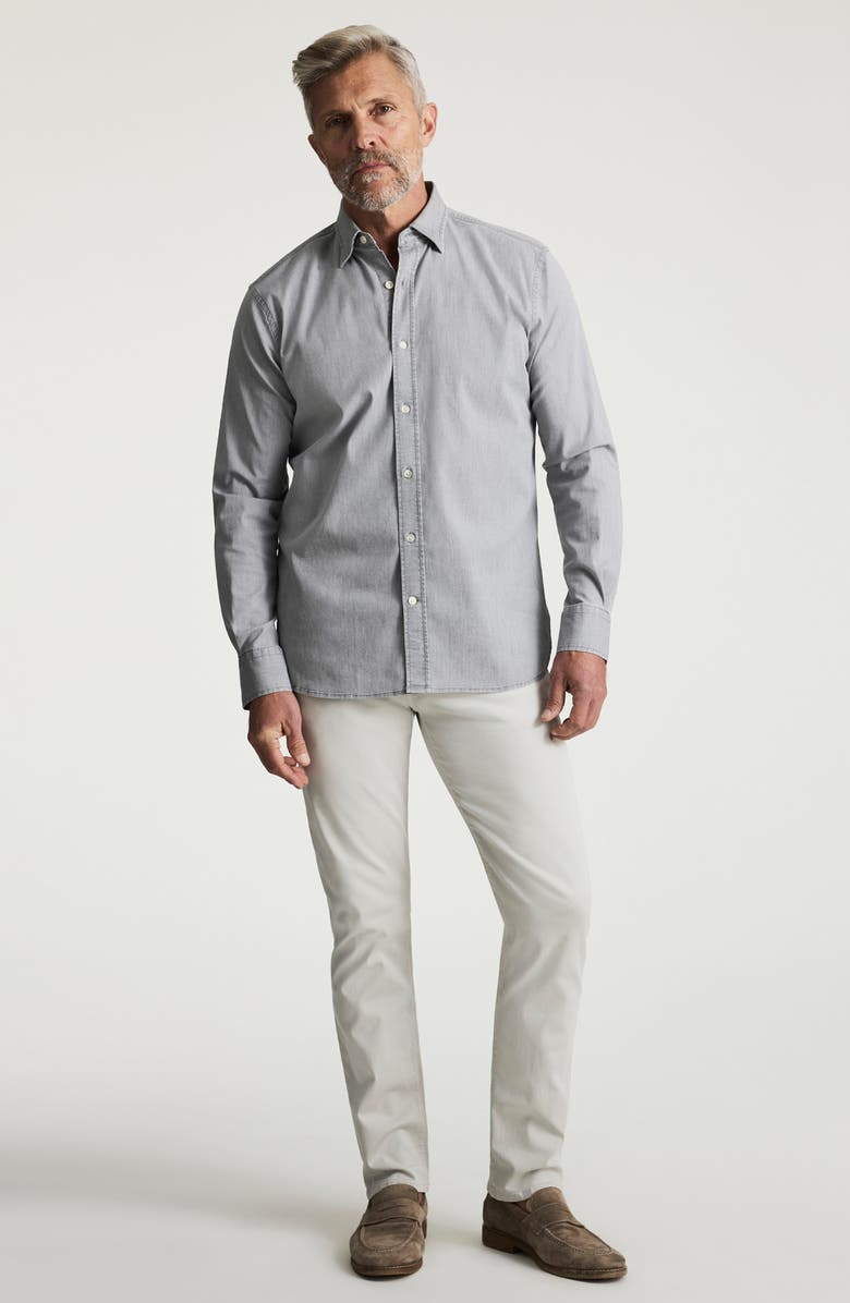 34 Heritage Denim Button-Up Shirt, Alternate, color, Grey Indigo