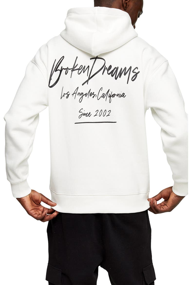 Broken Dreams Hoodie, Alternate, color, WHITE