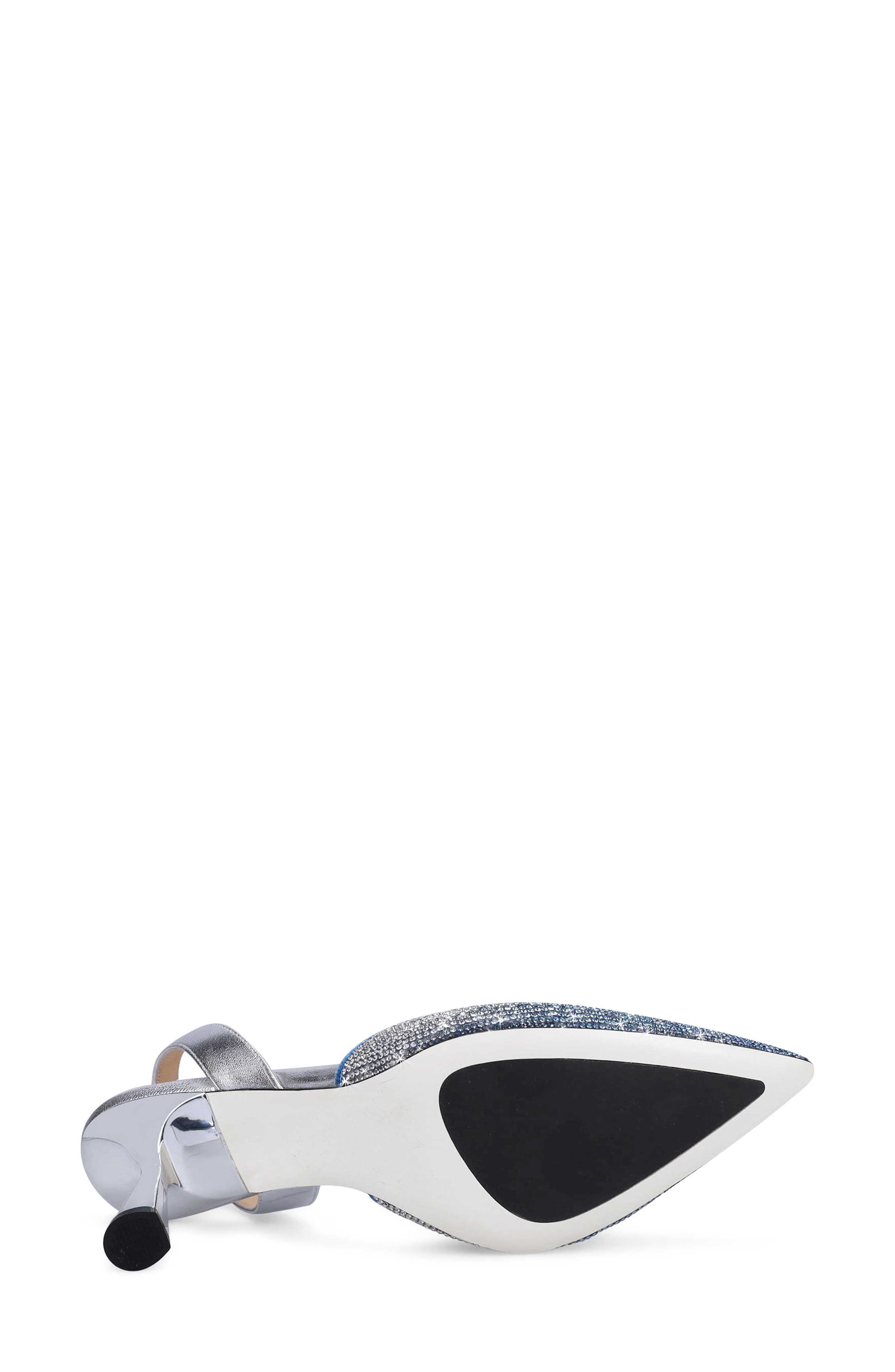 Ron White Daphny Slingback Pointed Toe Pump, Alternate, color, Silver