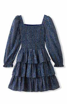Kids' Sally Smocked Long Sleeve Dress
