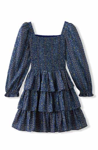 Kids' Sally Smocked Long Sleeve Dress