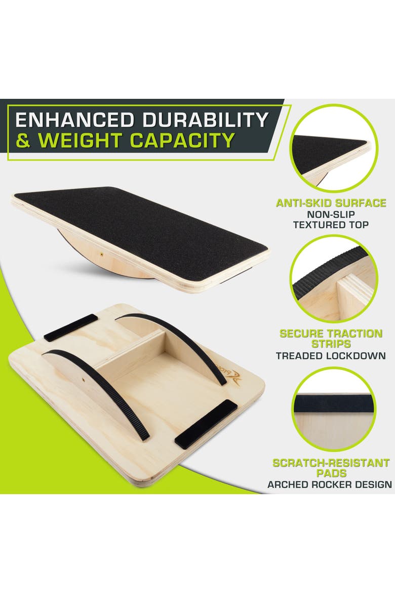 Wooden Rocker Board, Alternate, color, Wooden