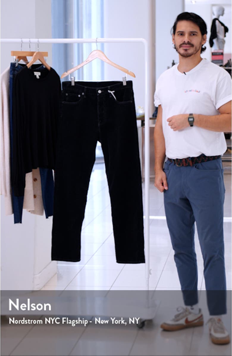 Men's 1996 Straight Fit Stretch Corduroy Pants, sales video thumbnail