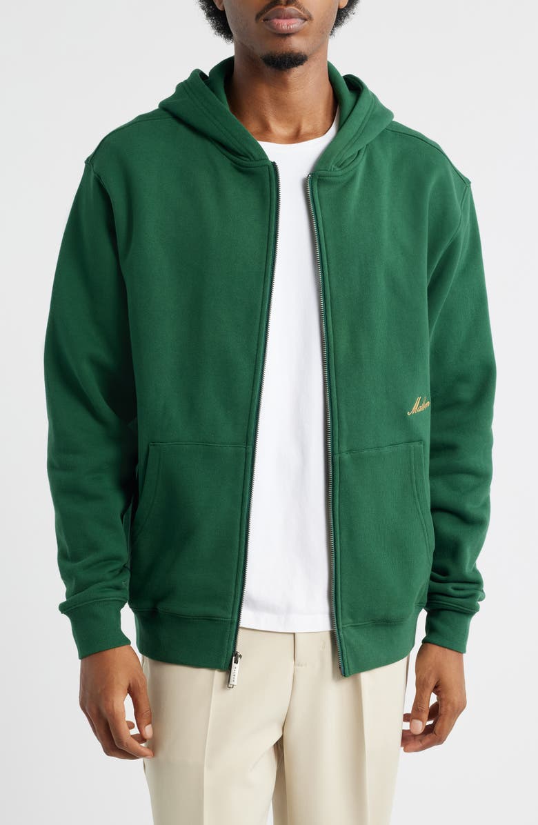 Malbon Golf Members Cotton Hoodie, Main, color, Myrtle