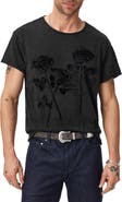 John Varvatos Raw Edge Graphic T-Shirt