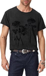 John Varvatos Raw Edge Graphic T-Shirt