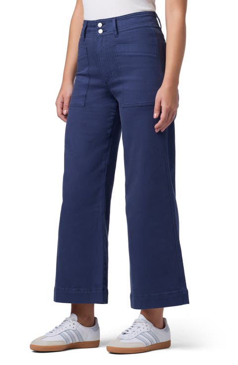 Ankle Cargo Wide Leg Jeans