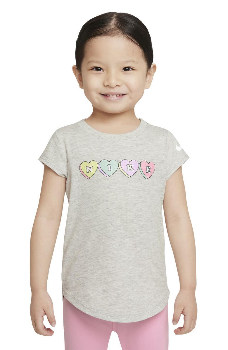 Nike Kids' Candy Heart Graphic T-Shirt, Alternate, color, 