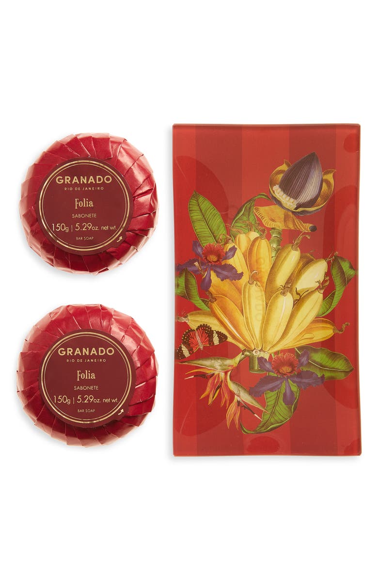 GRANADO Folia Bar Soap
Glass Tray Set, Alternate, color,