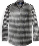 Polo Ralph Lauren Classic Fit Gingham Sanded Twill Button-Down Shirt