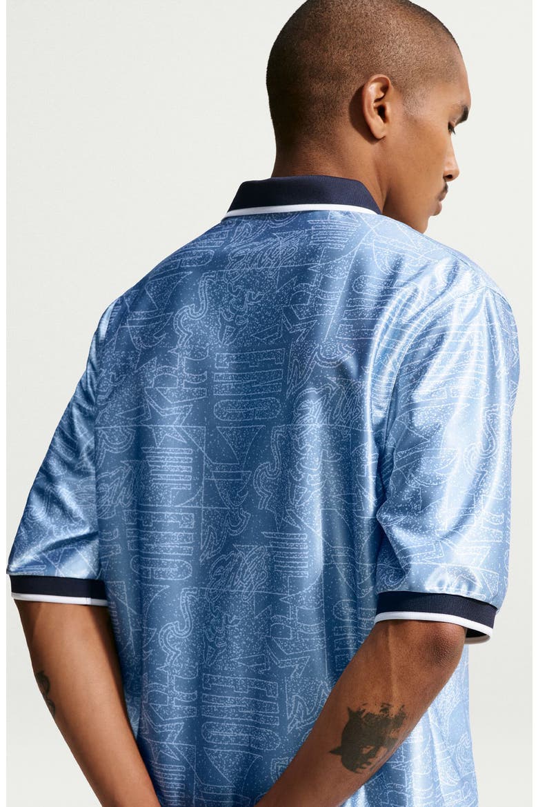 Dri-FIT Performance Graphic Top, Alternate, color, WORK BLUE/ WHITE/ OBSIDIAN