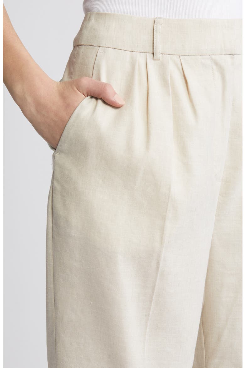 Whitney Pleat Front Pants, Alternate, color, NEUTRAL BEIGE