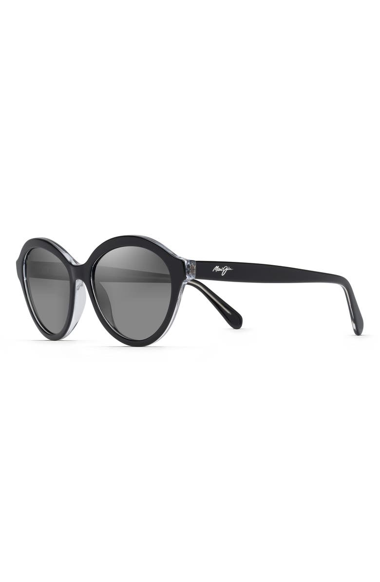 Maui Jim 55mm Mariana Polarized Round Sunglasses, Alternate, color, 