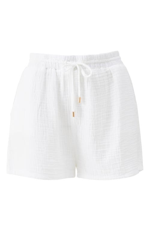 Melissa Odabash Abbie Cotton Gauze Cover-up Shorts