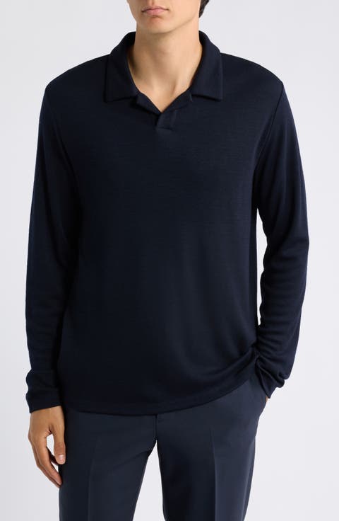 Wool Interlock Long Sleeve Johnny Polo