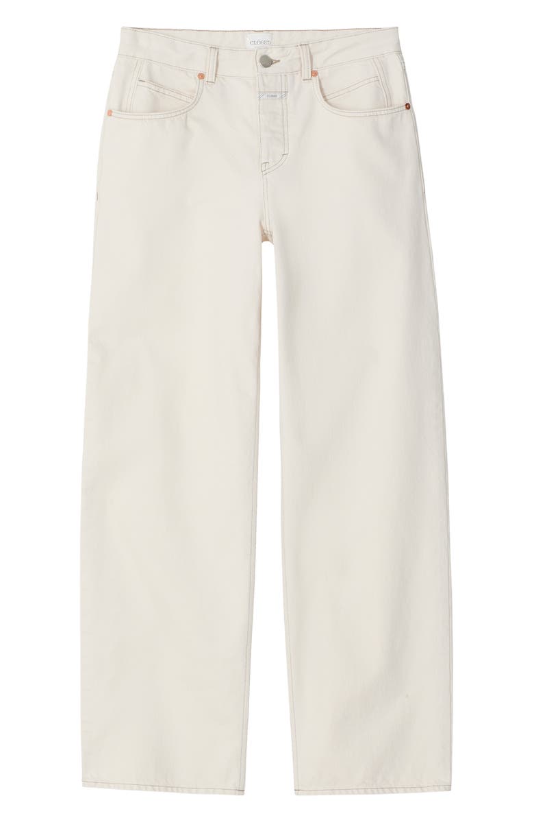 Closed Nikka Wide Leg Jeans, Alternate, color, Ivory