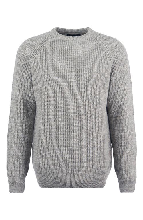 Barbour Horseford Wool Crewneck Sweater In Gray