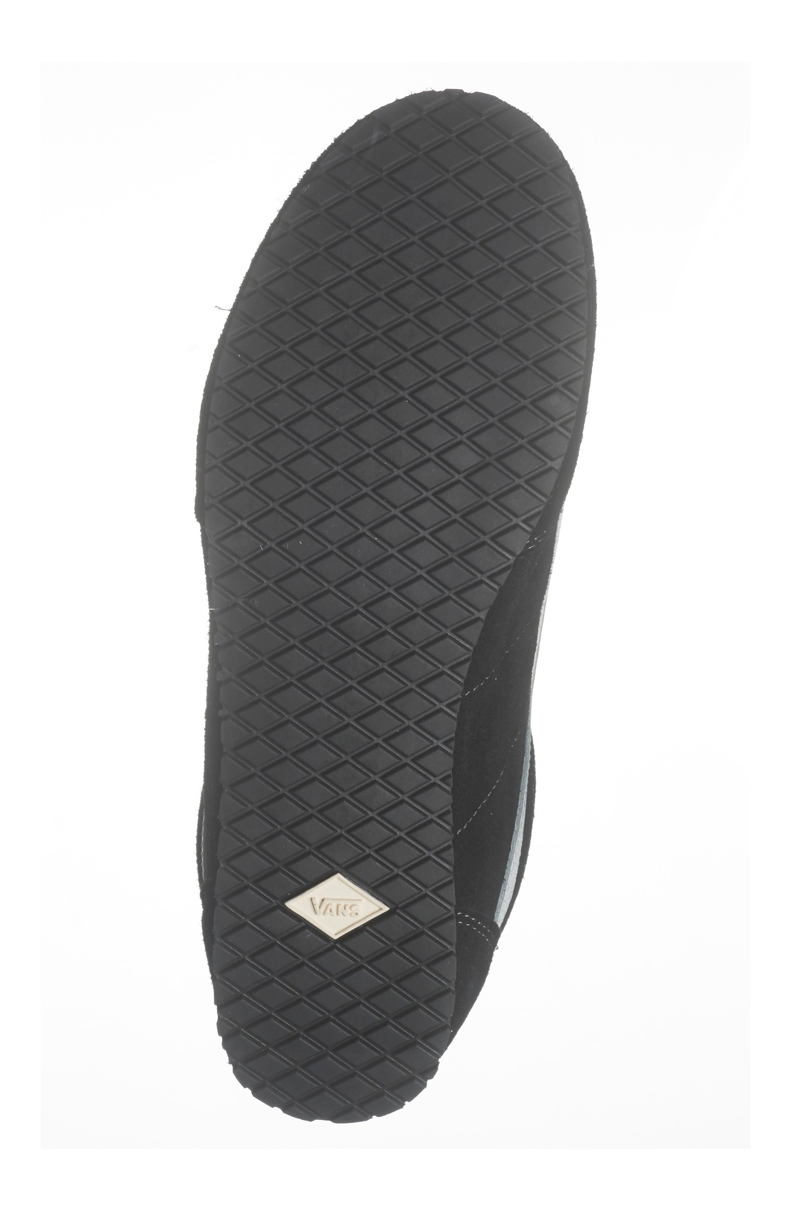 Super Lowpro Leather Sneaker, Alternate, color, BLACK/WHITE