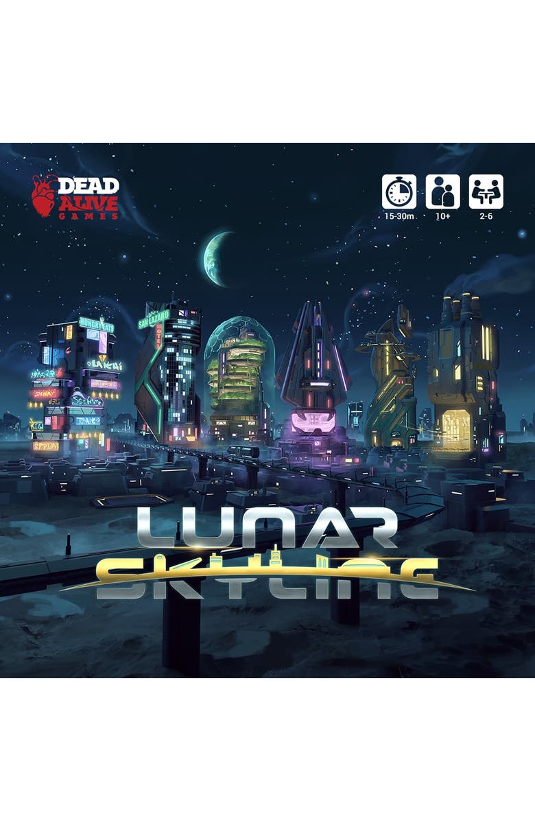 Dead Alive Games Lunar Skyline Scifi Tricktaking Card Game, Alternate, color,