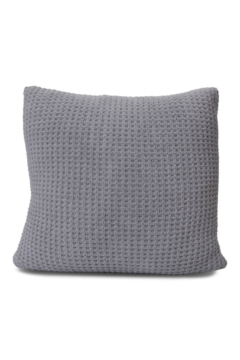 CozyChic® Waffle Knit Accent Pillow, Alternate, color, DOVE GRAY
