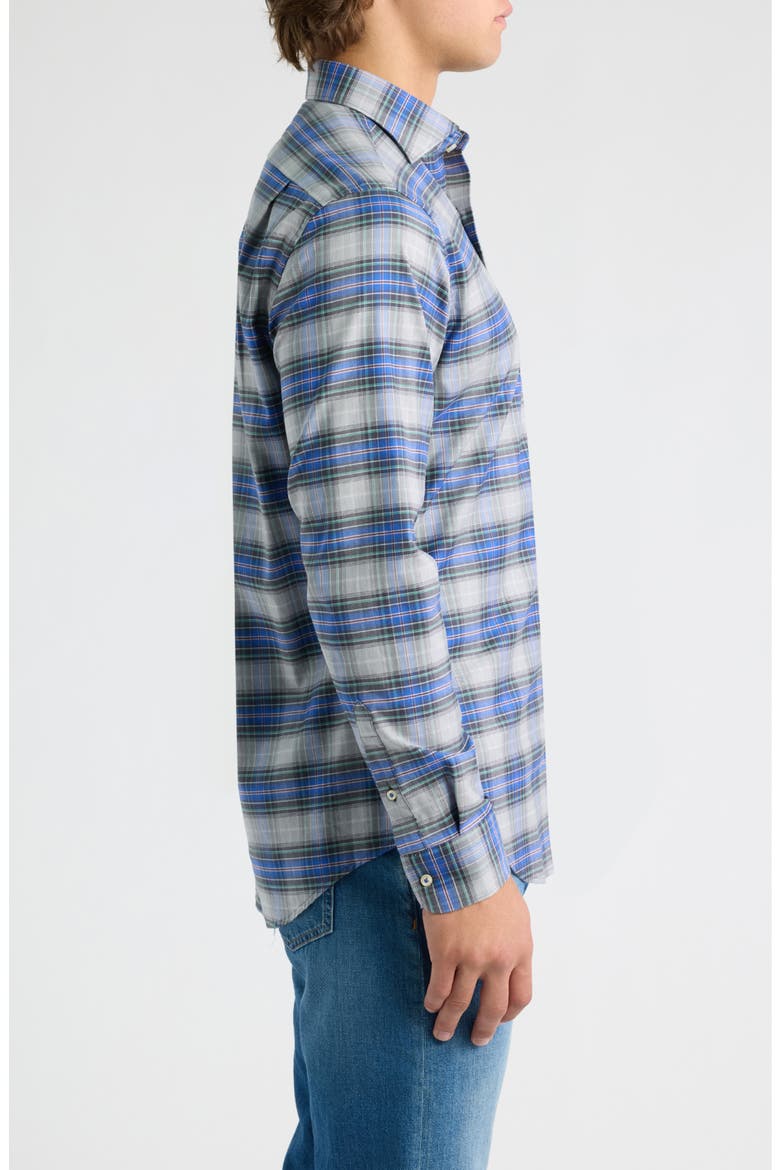 Grove Plaid Long Sleeve Button Front Shirt, Alternate, color, SOUND SIDE