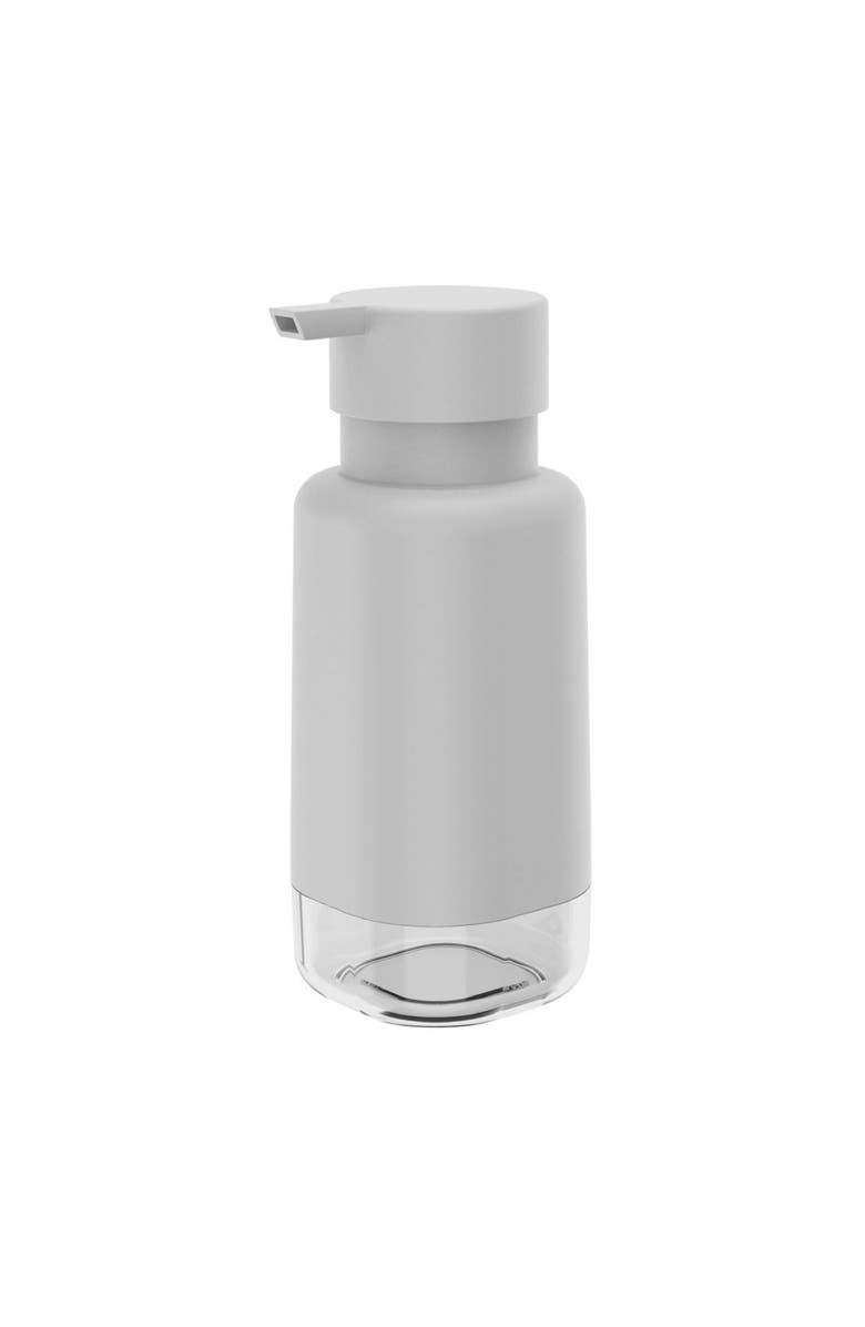 OU Durable Refillable Kitchen Bathroom Soap Dispenser Organizer with Pump, 17 oz, Main, color, White