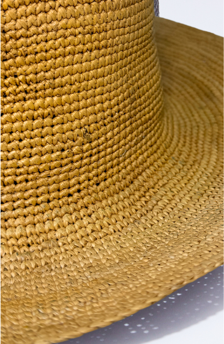 Heads Of State Hat Co. Crochet Straw Bucket Hat, Alternate, color, Tan