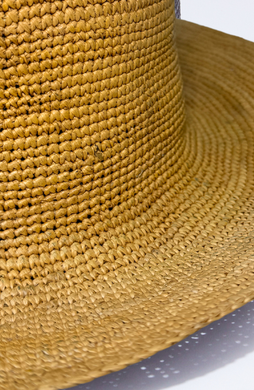 Heads Of State Hat Co. Crochet Straw Bucket Hat In Brown