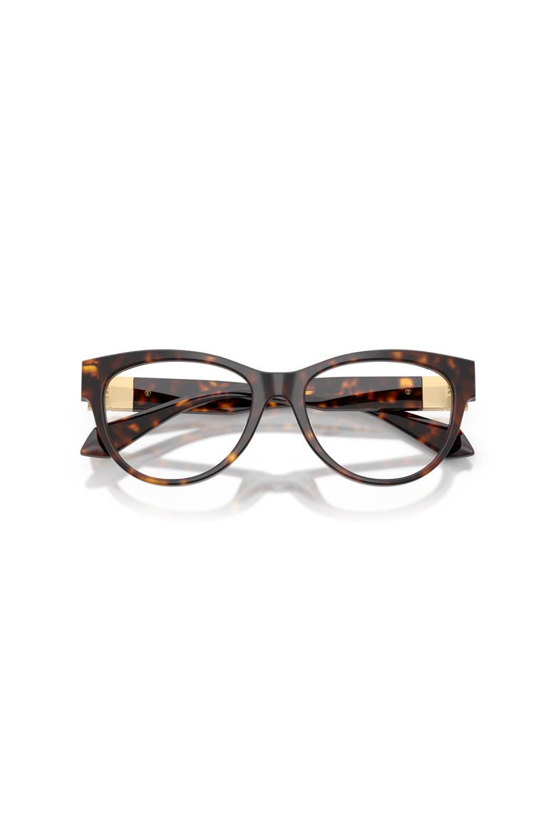 52mm Cat Eye optical glasses, Alternate, color, Brown