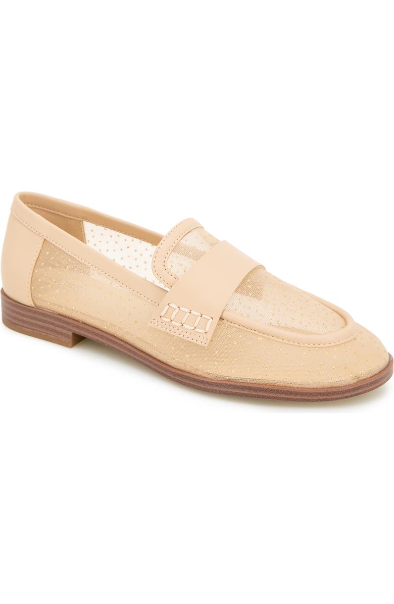 Reaction Kenneth Cole Great Penny Loafer, Main, color, Almond Sparkle